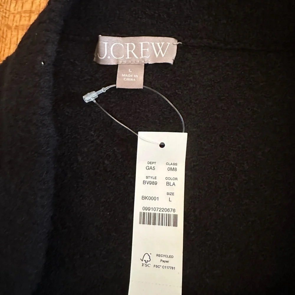 J crew Wool Blend women’s skirt size L New W Tags(A1)